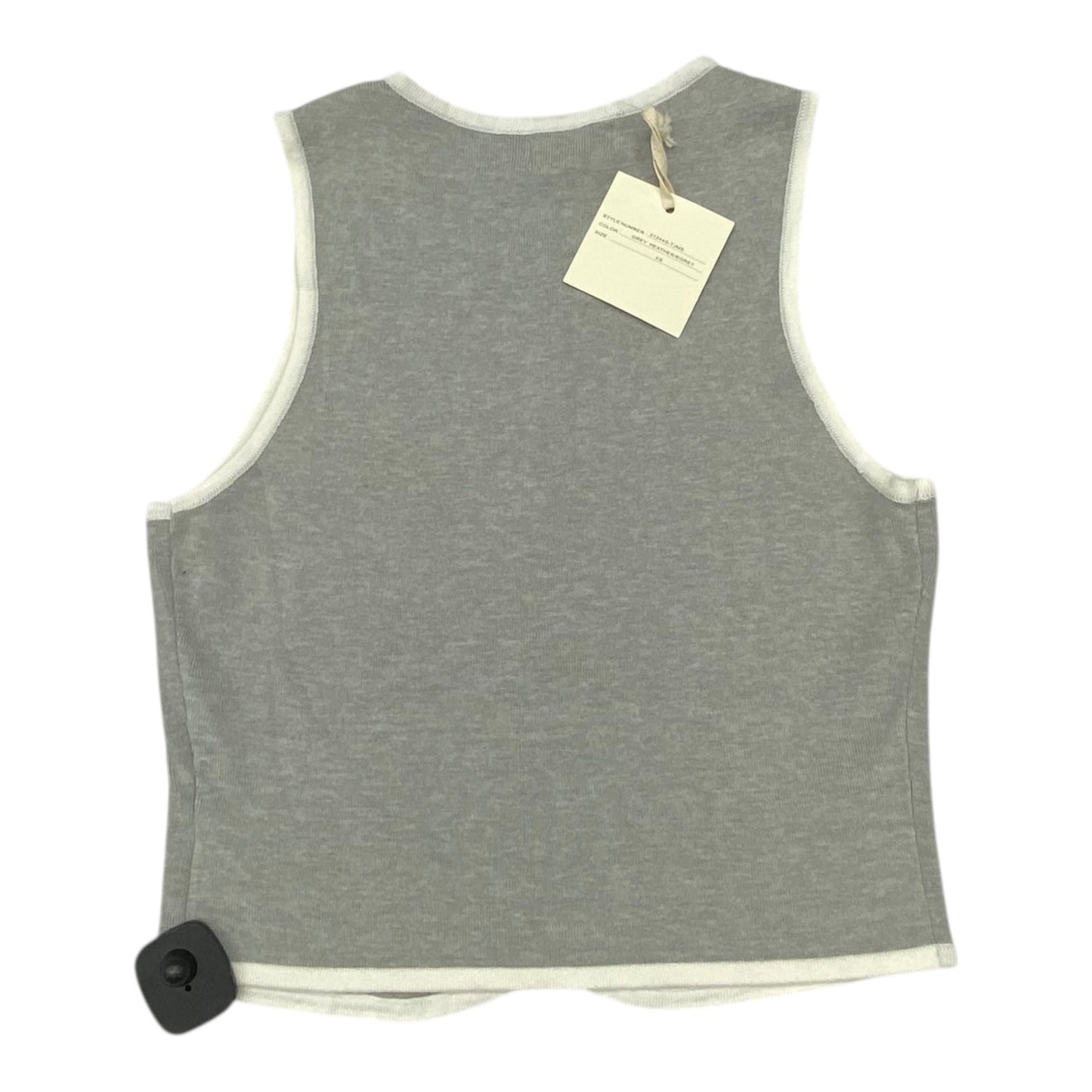 Top Sleeveless By Marled In Grey & White, Size:Xs
