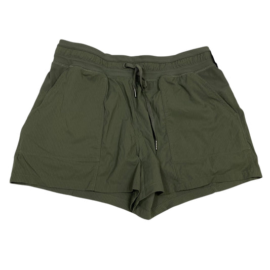 Athletic Shorts By Lululemon In Green, Size:M
