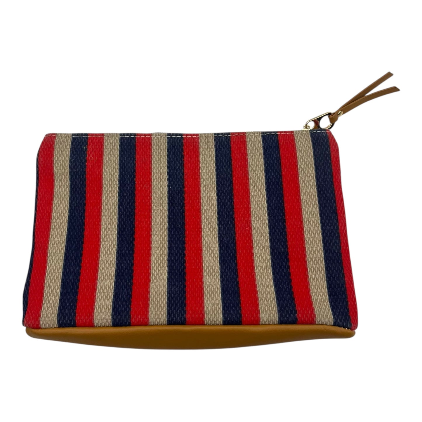 Makeup Bag By Universal Thread In Striped Pattern, Size:Medium