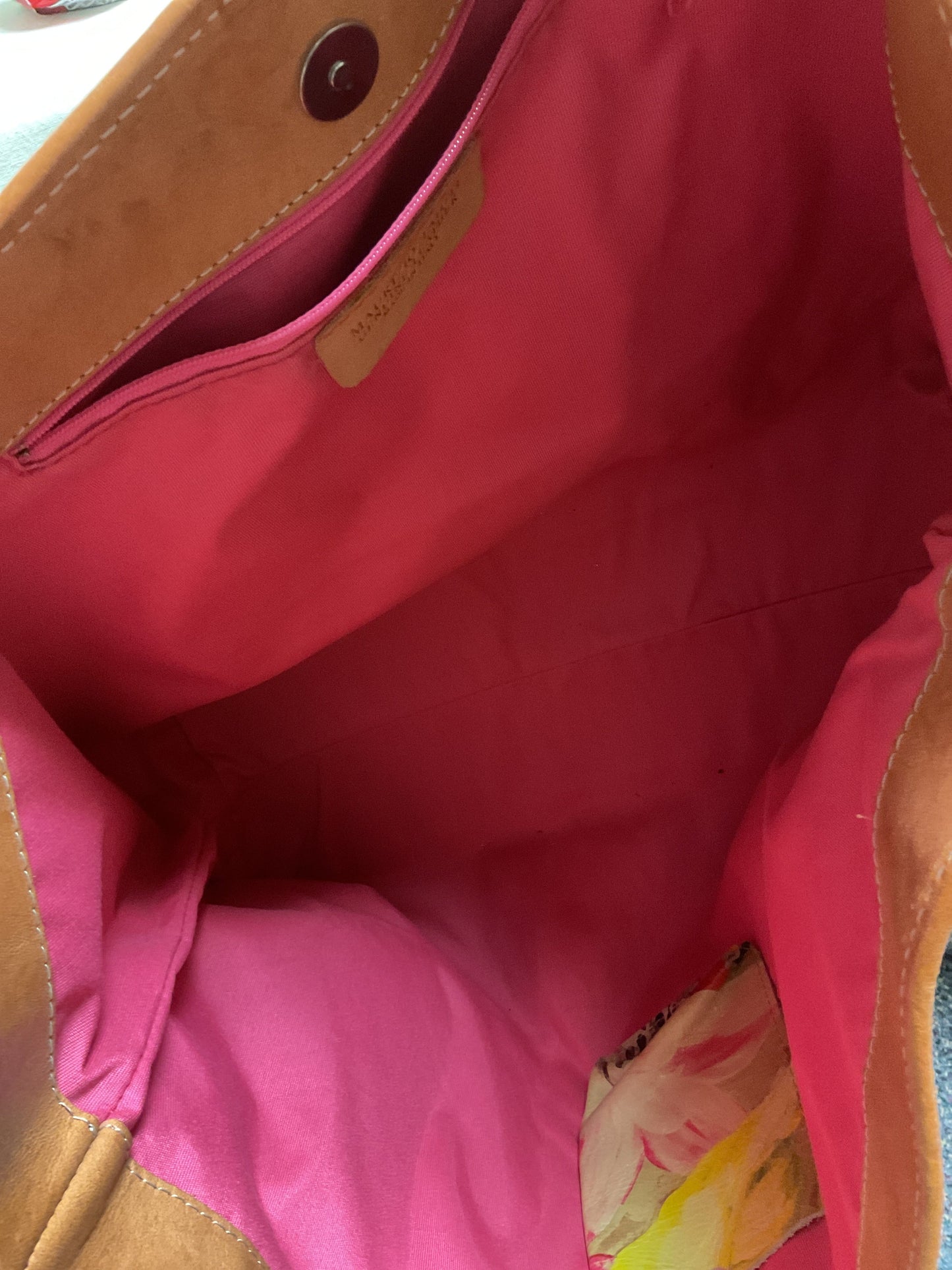 Tote Leather By Cmc In Floral Print, Size:Large
