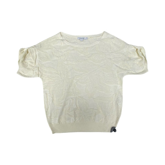 Sweater Ss By Chicos In Cream, Size:S