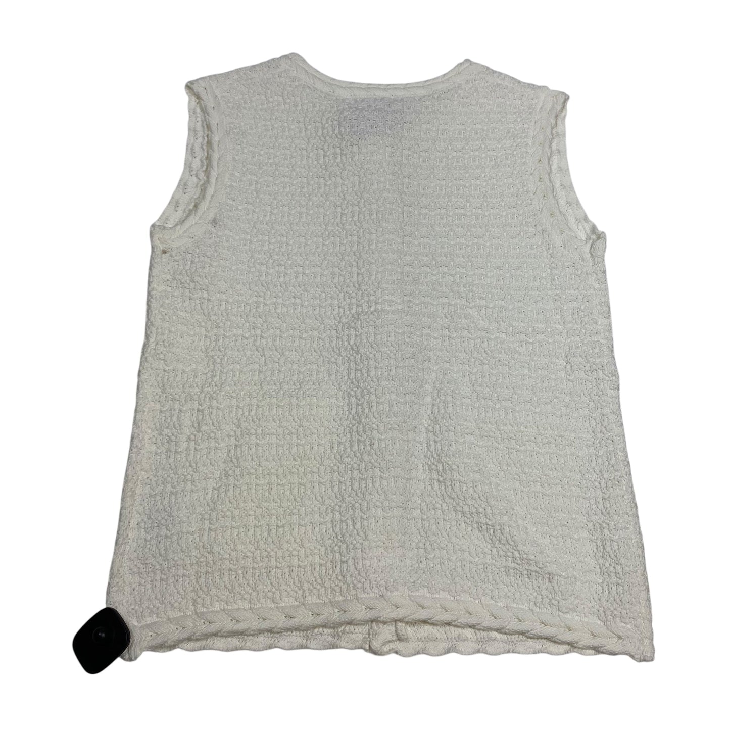 Vest Sweater By Vestique In Cream, Size:M