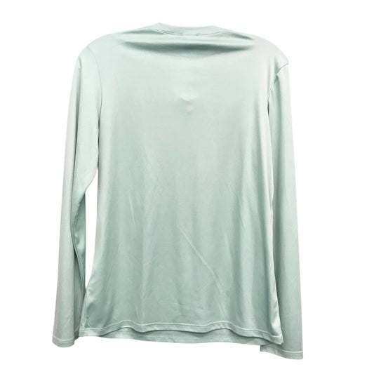 Athletic Top Ls Crewneck By The North Face In Blue, Size:L