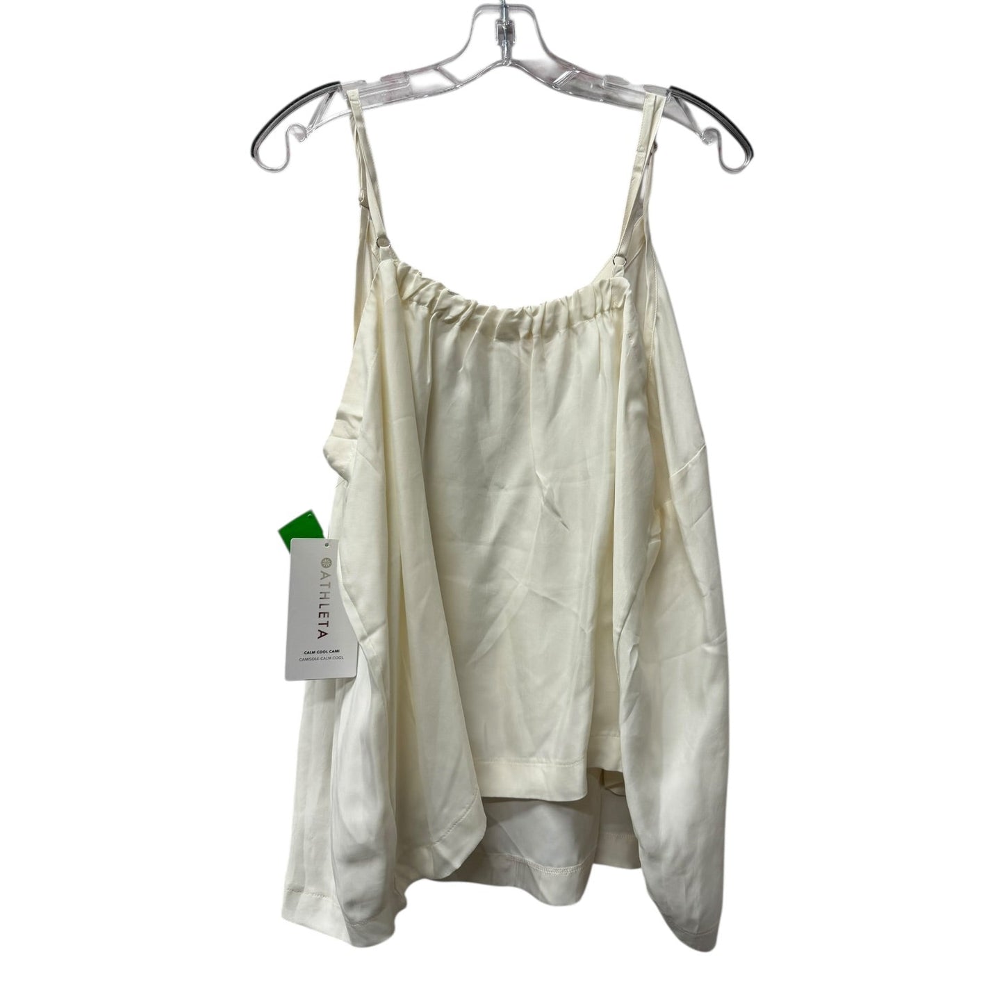 Top Sleeveless By Athleta In Ivory, Size:2X