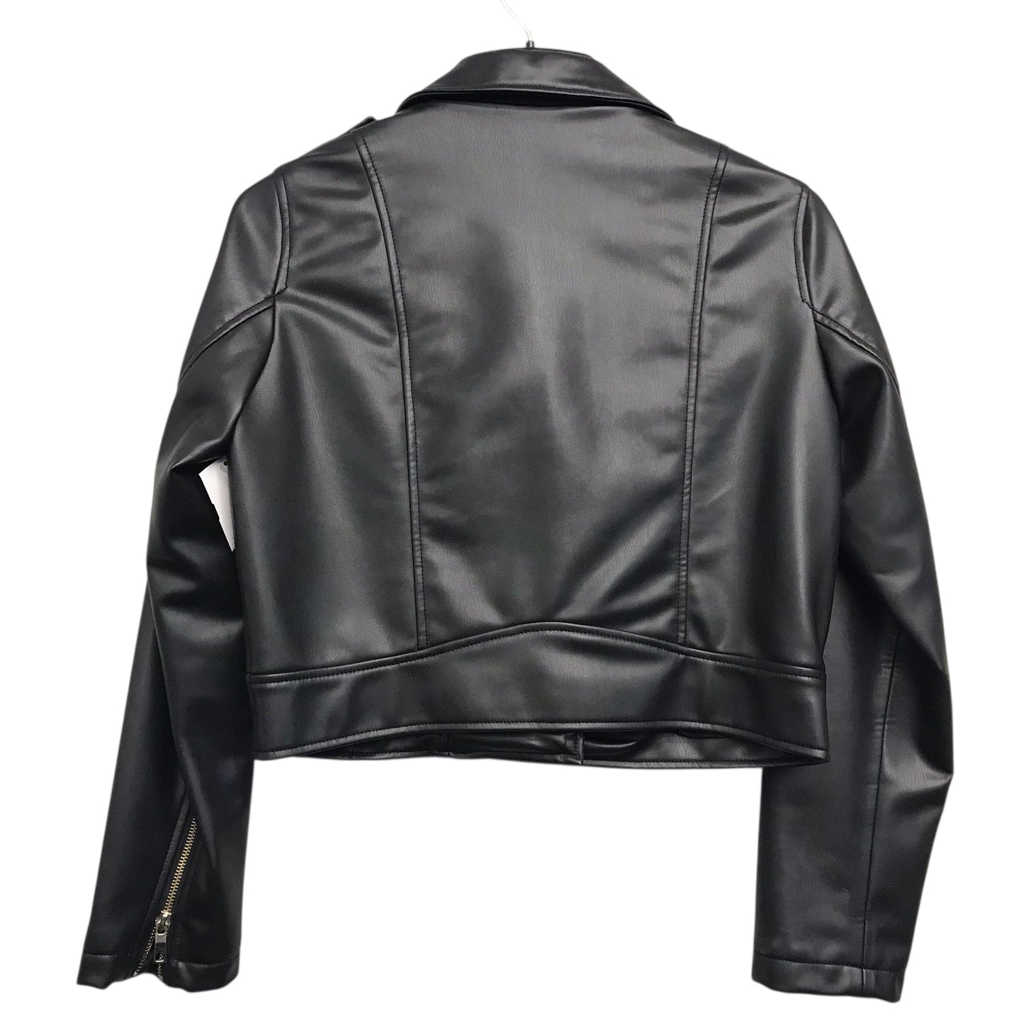 Jacket Moto By Zara In Black, Size:M
