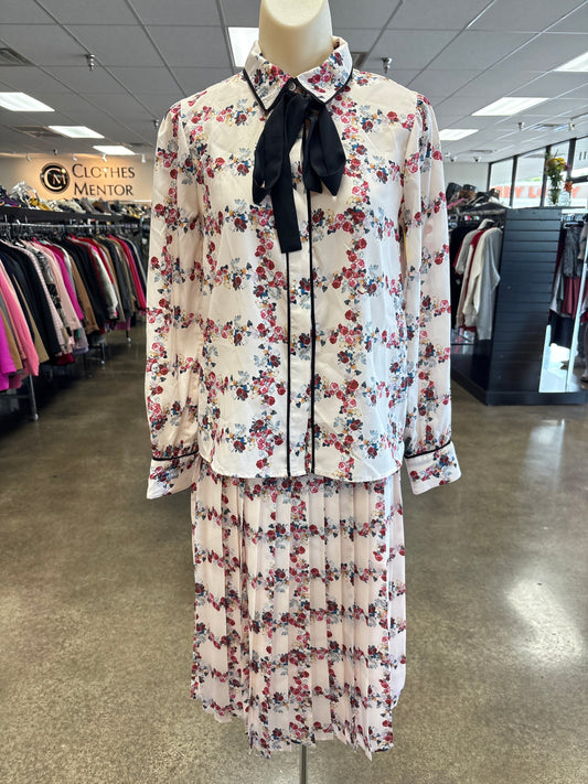 Skirt Set 2Pc By Endless Rose In Floral Print, Size:Xs