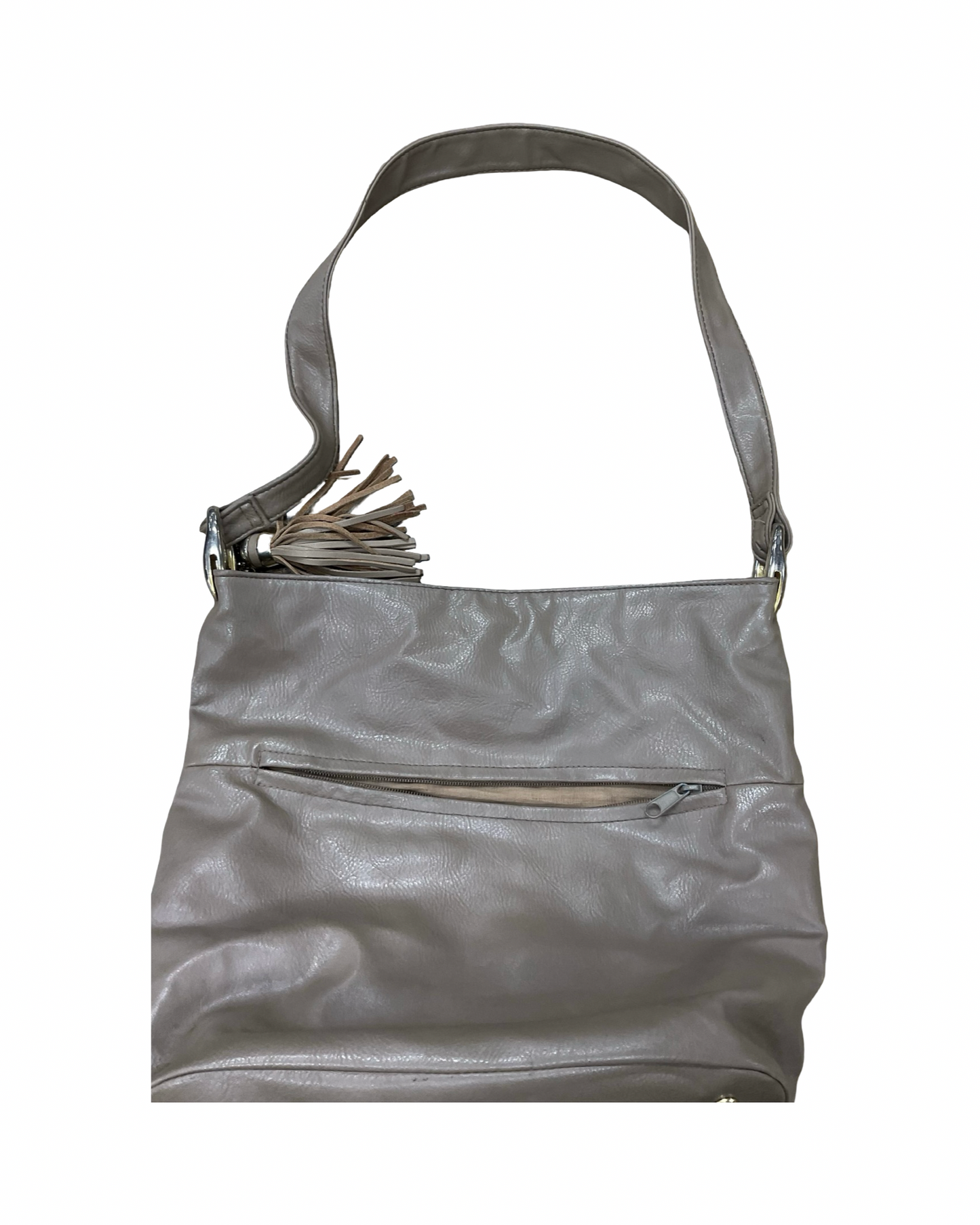 Handbag By Clothes Mentor In Taupe, Size:Large