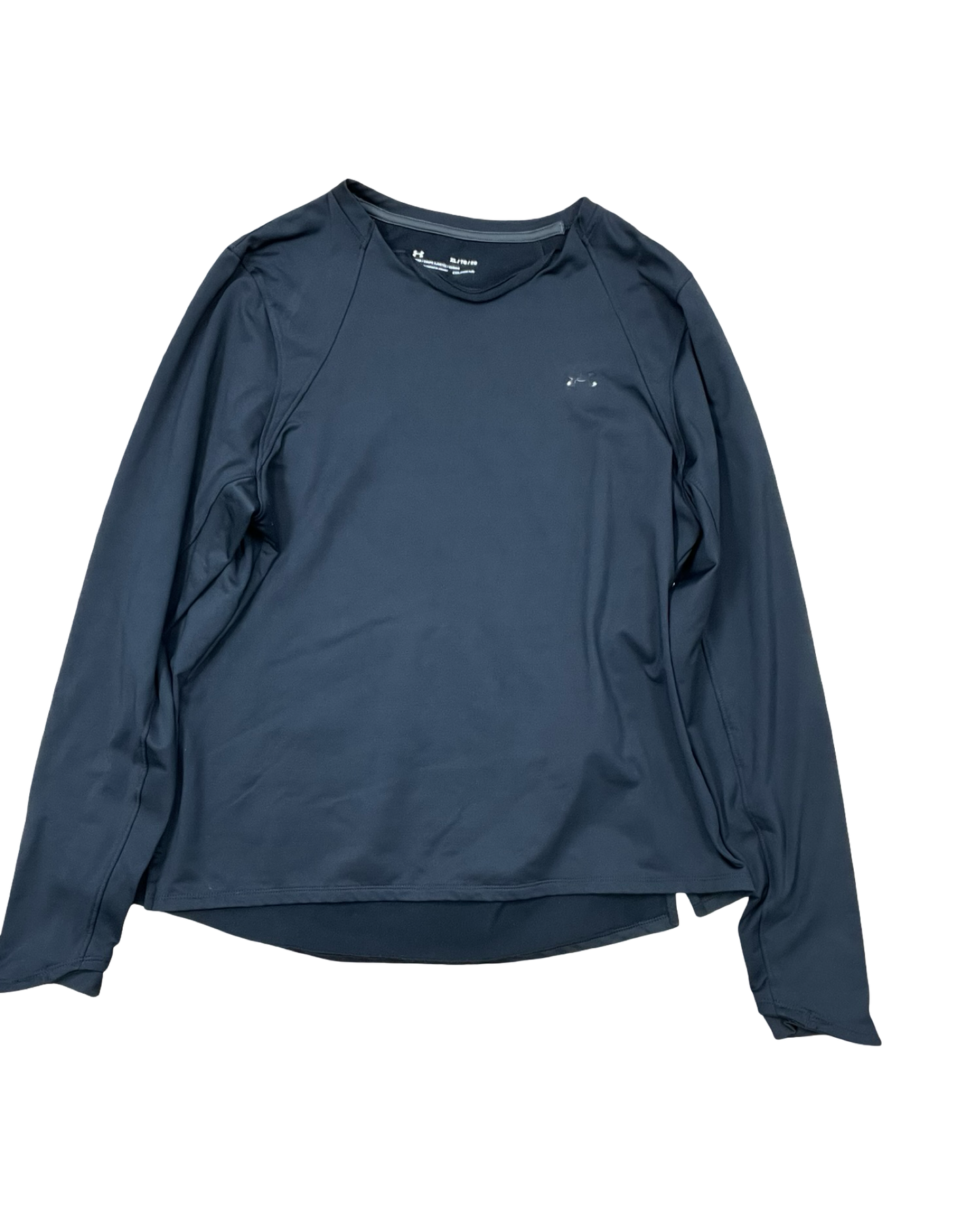 Athletic Top Ls Crewneck By Under Armour In Black, Size:Xl