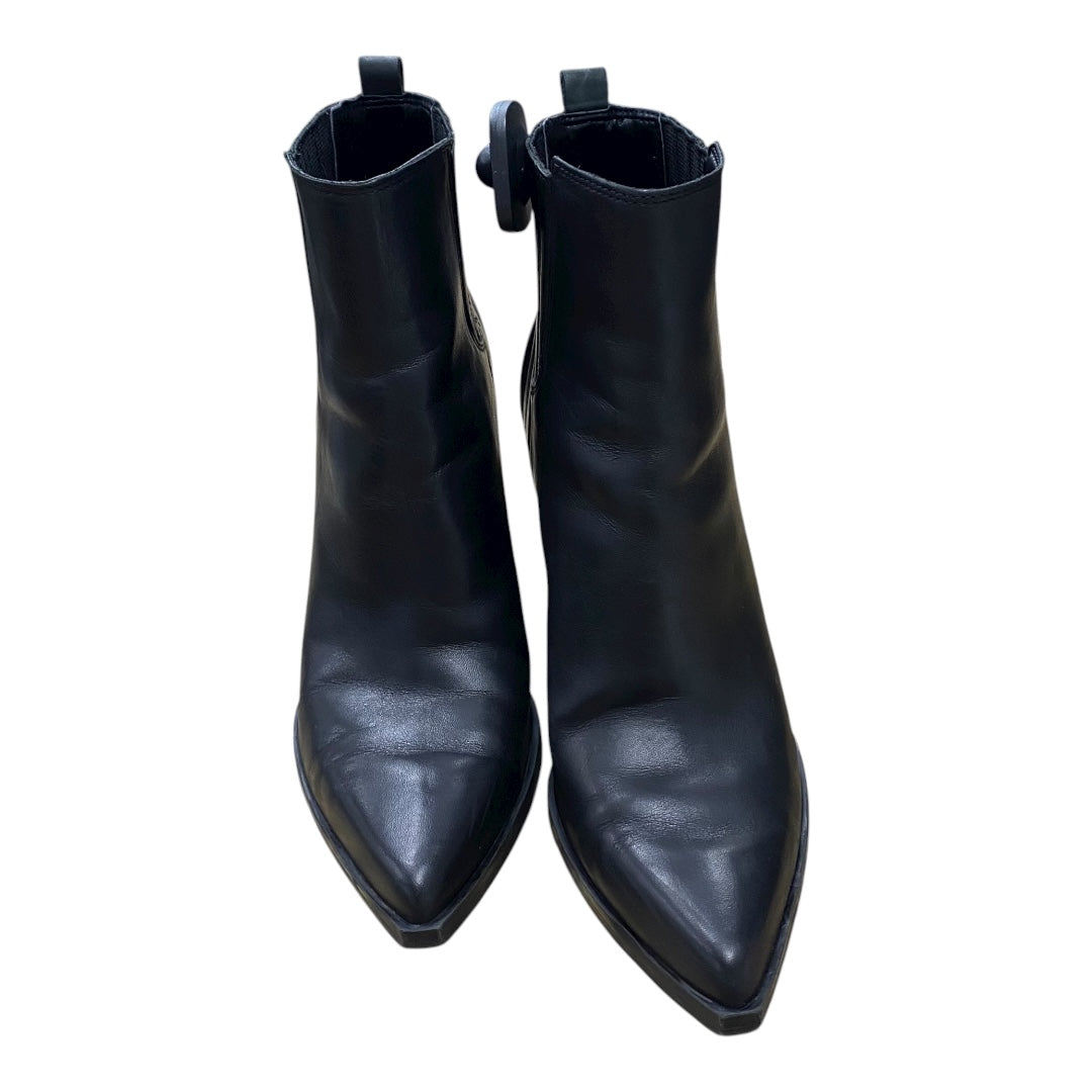 Boots Ankle Heels By Marc Fisher In Black, Size:9