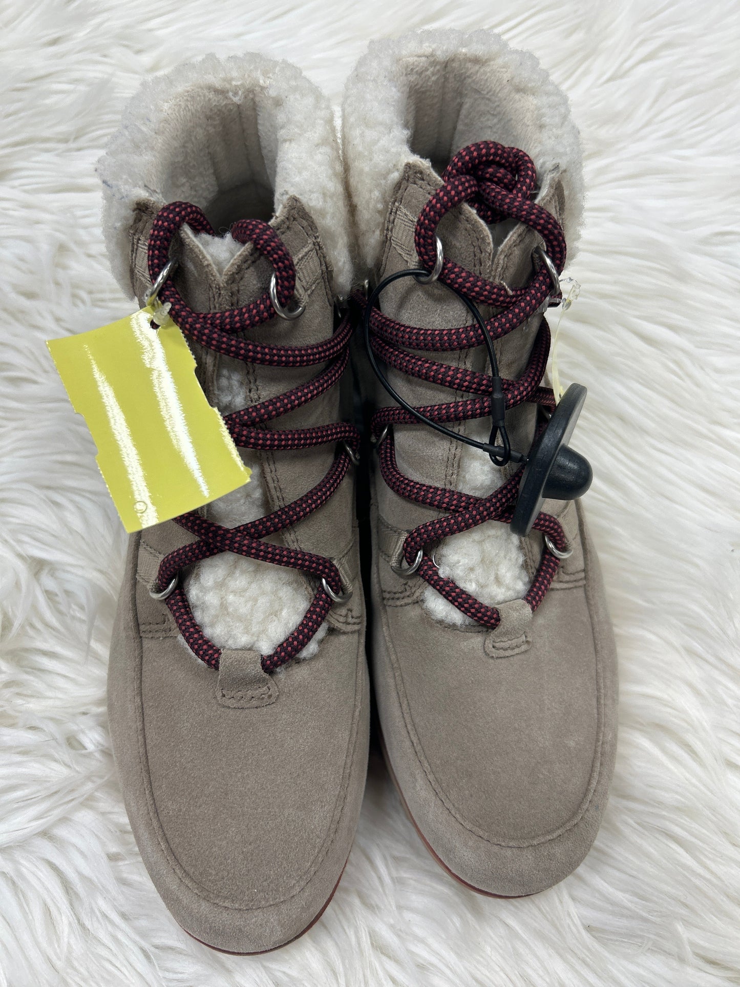 Boots Snow By Sorel In Tan, Size:7.5