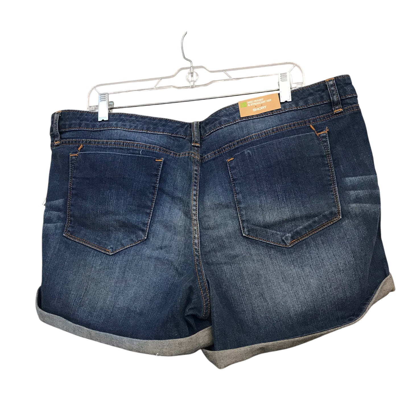 Shorts By Mossimo In Blue Denim, Size:18