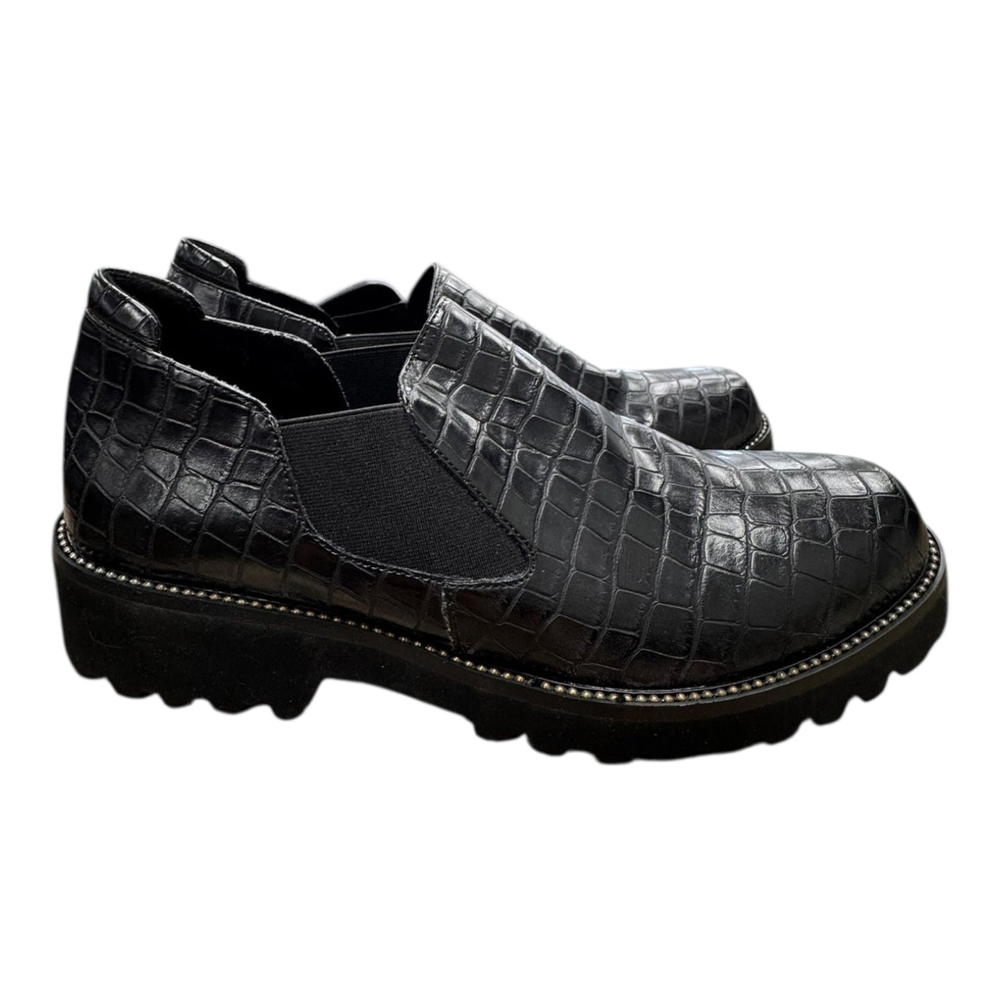 Boots Ankle Heels By Vaneli In Black, Size:8