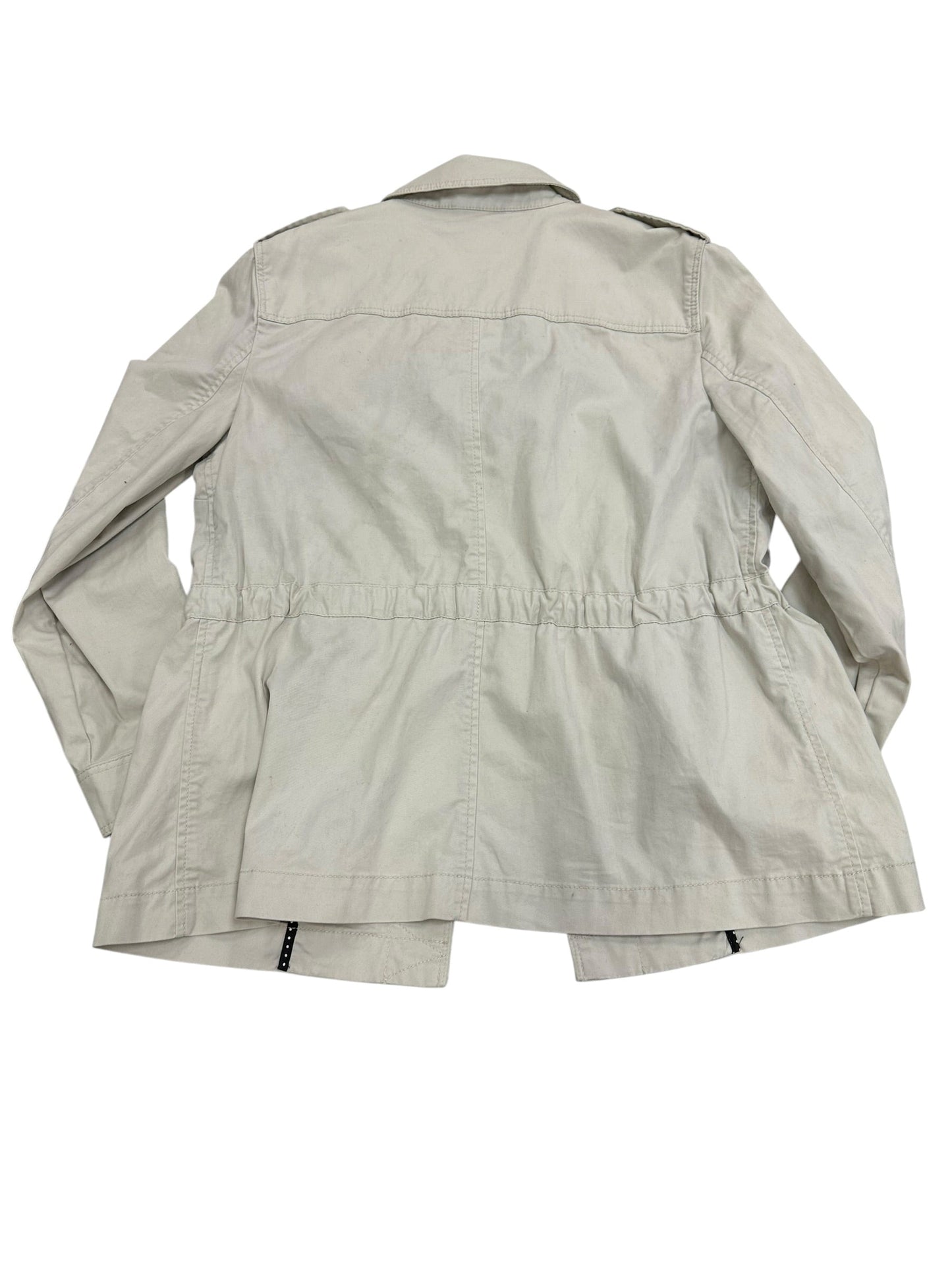 Jacket Utility By Banana Republic In Cream, Size:M