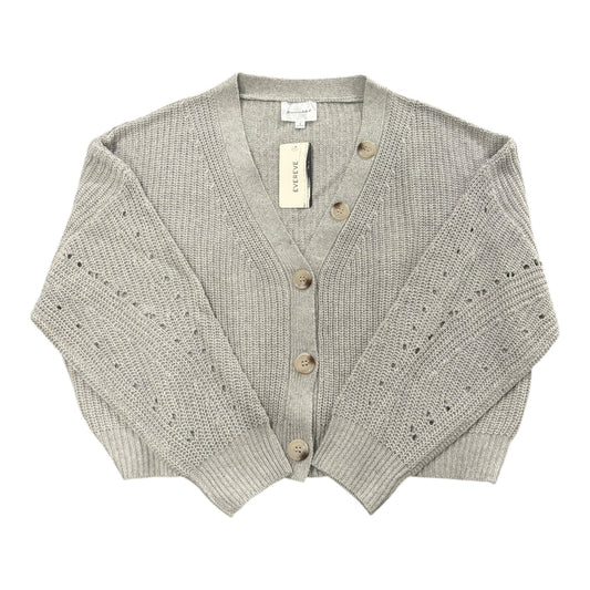 Sweater Cardigan By Line & Dot In Grey, Size:S