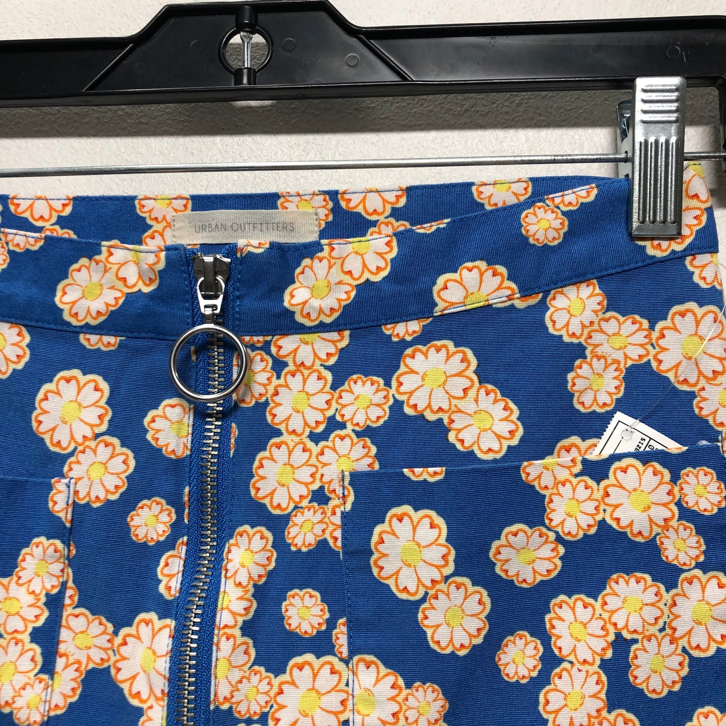 Jeans Flared By Urban Outfitters In Blue & Yellow, Size:0