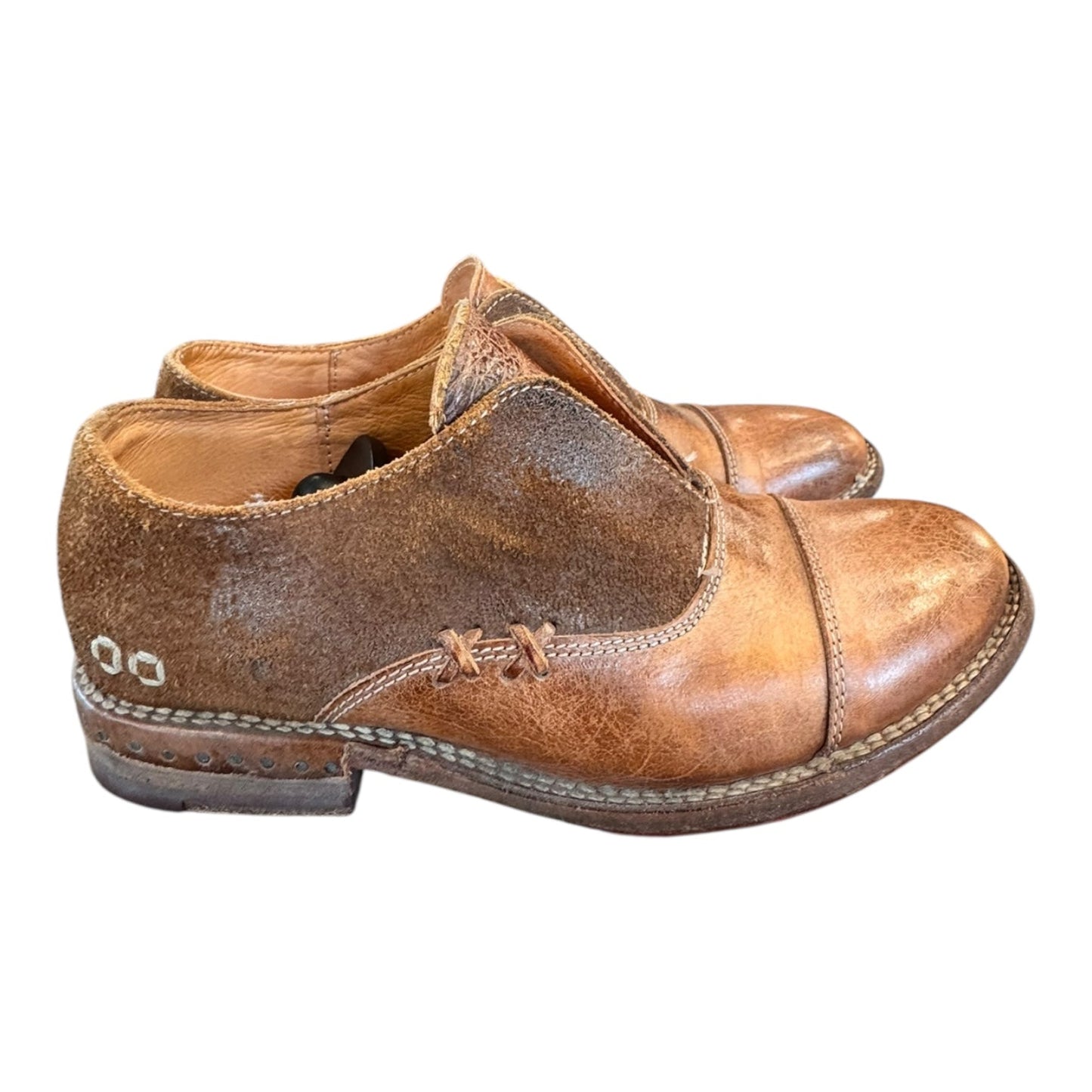 Shoes Flats By Bed Stu In Tan, Size:7