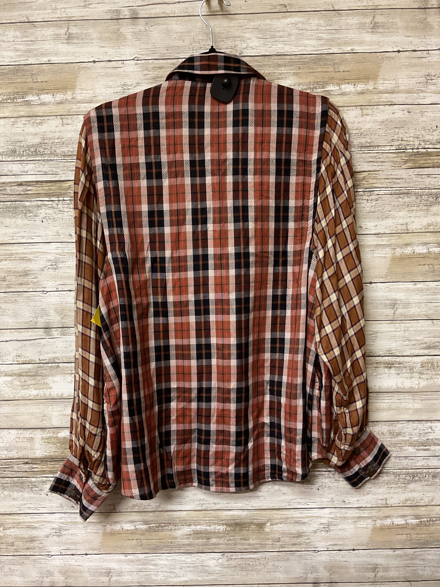 Top Ls By Free People In Brown & Cream, Size:S