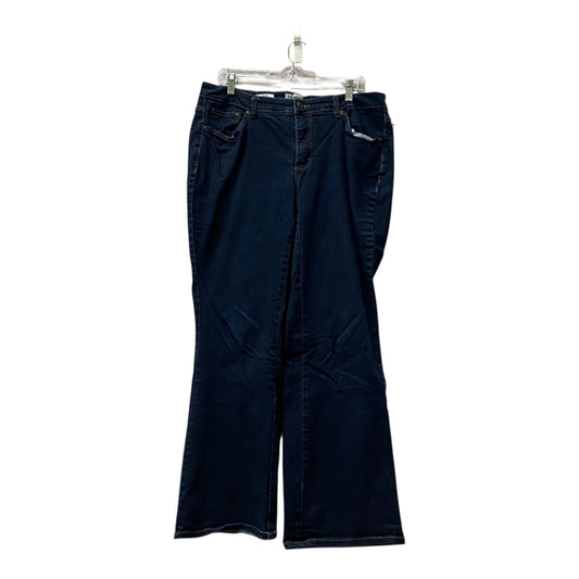 Jeans Boot Cut By St Johns Bay In Blue Denim, Size:16