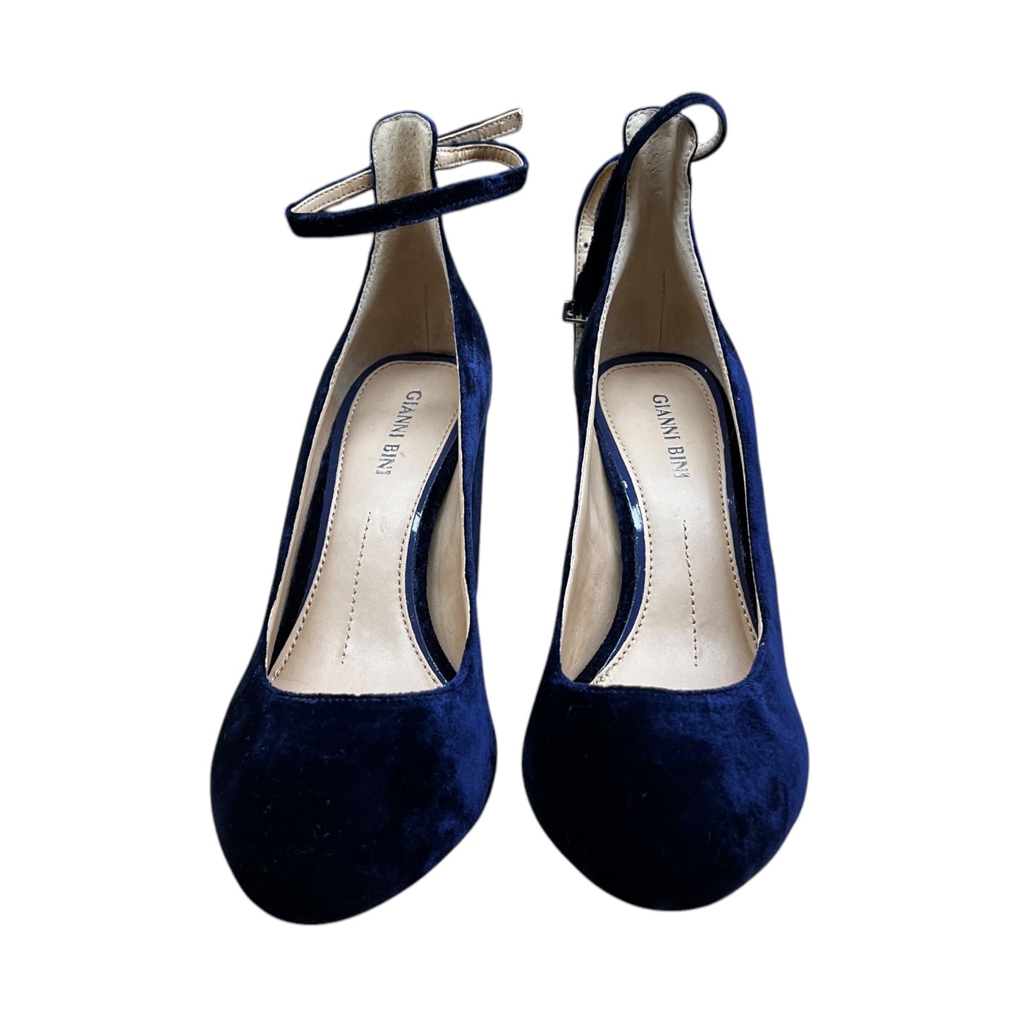 Shoes Heels Block By Gianni Bini In Blue, Size:7.5