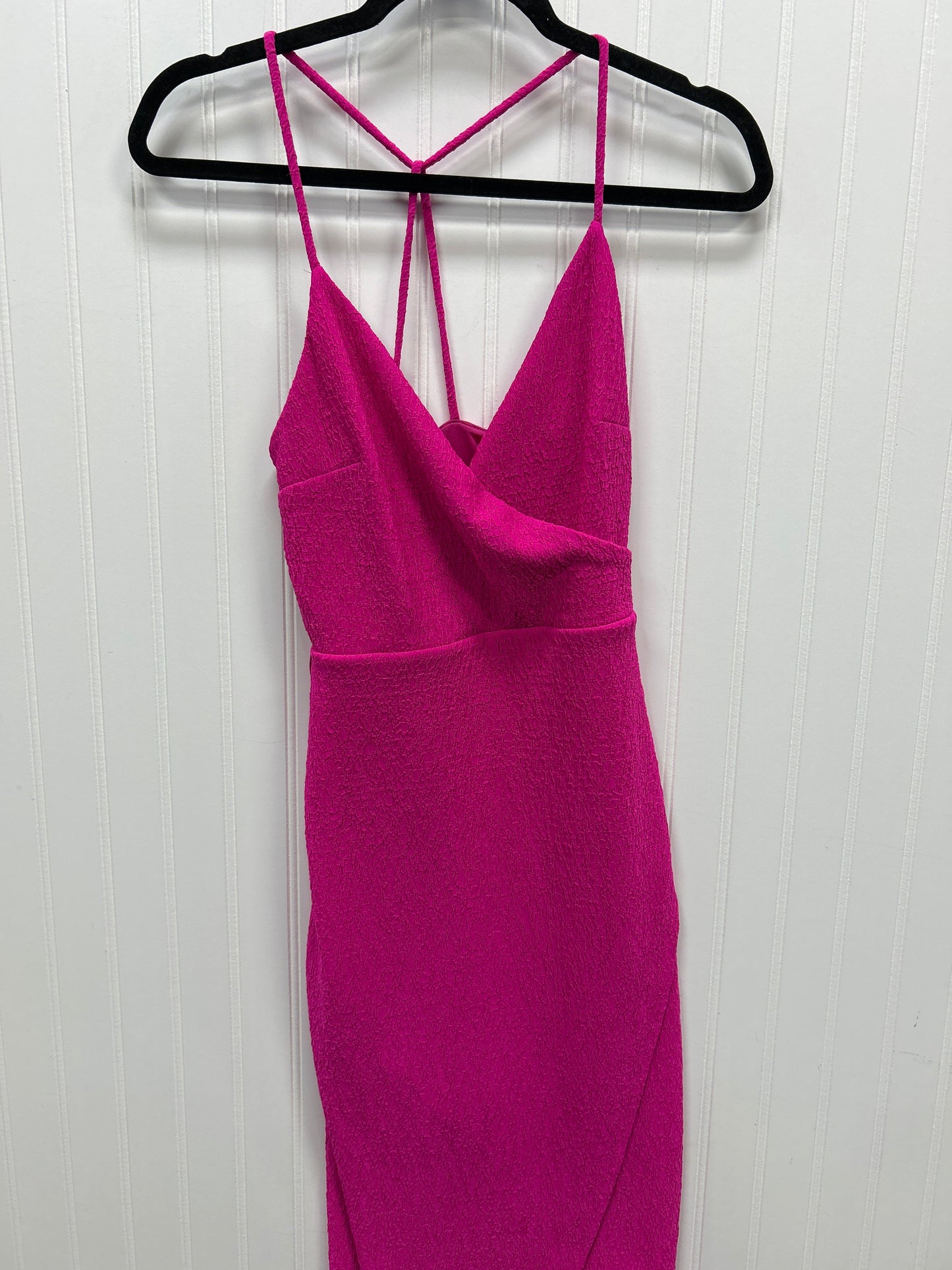 Dress Casual Midi By Express In Pink, Size:S