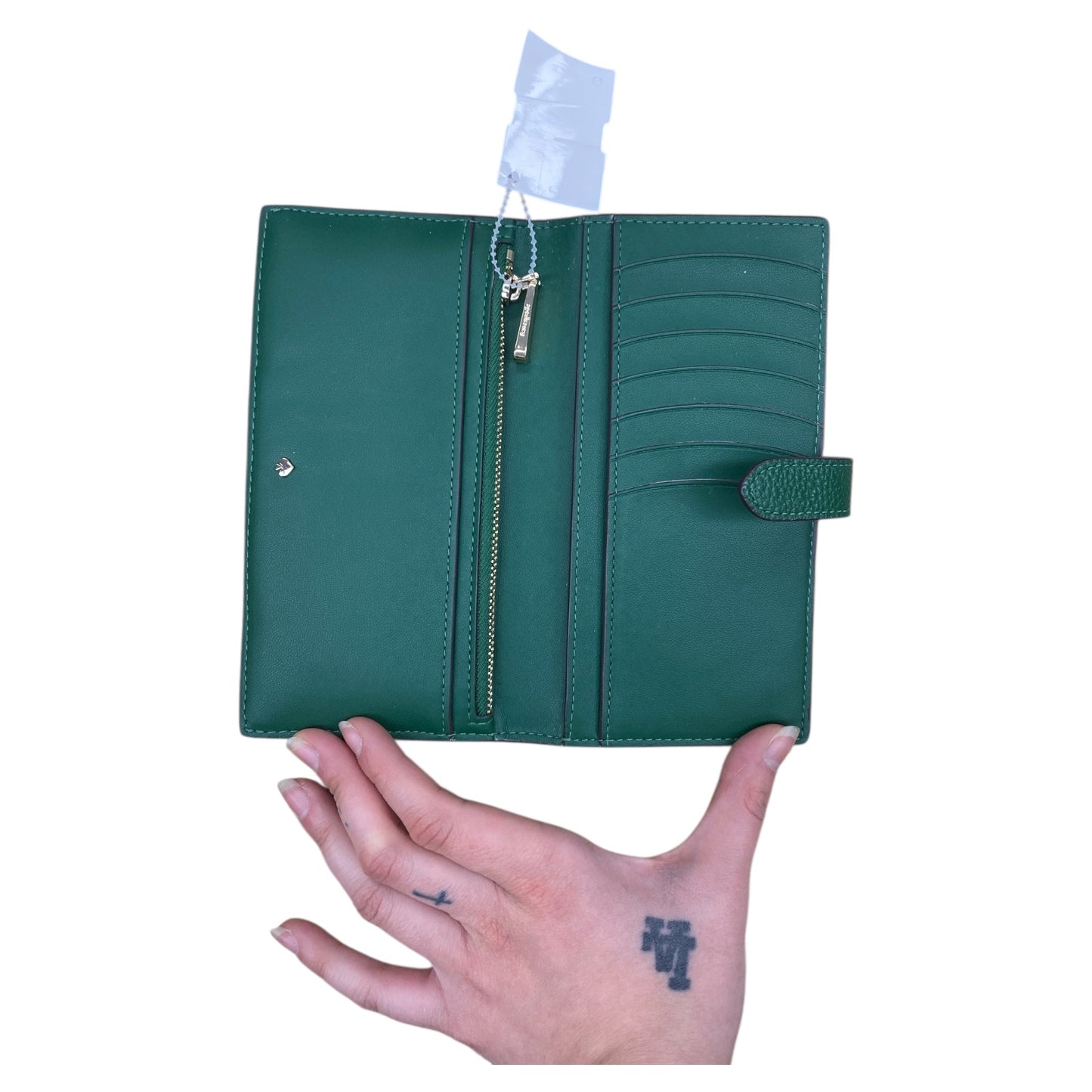 Wallet Designer By Kate Spade In Green, Size:Medium