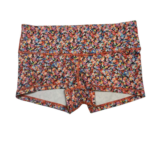 Athletic Shorts By Lululemon In Orange & Pink, Size:S