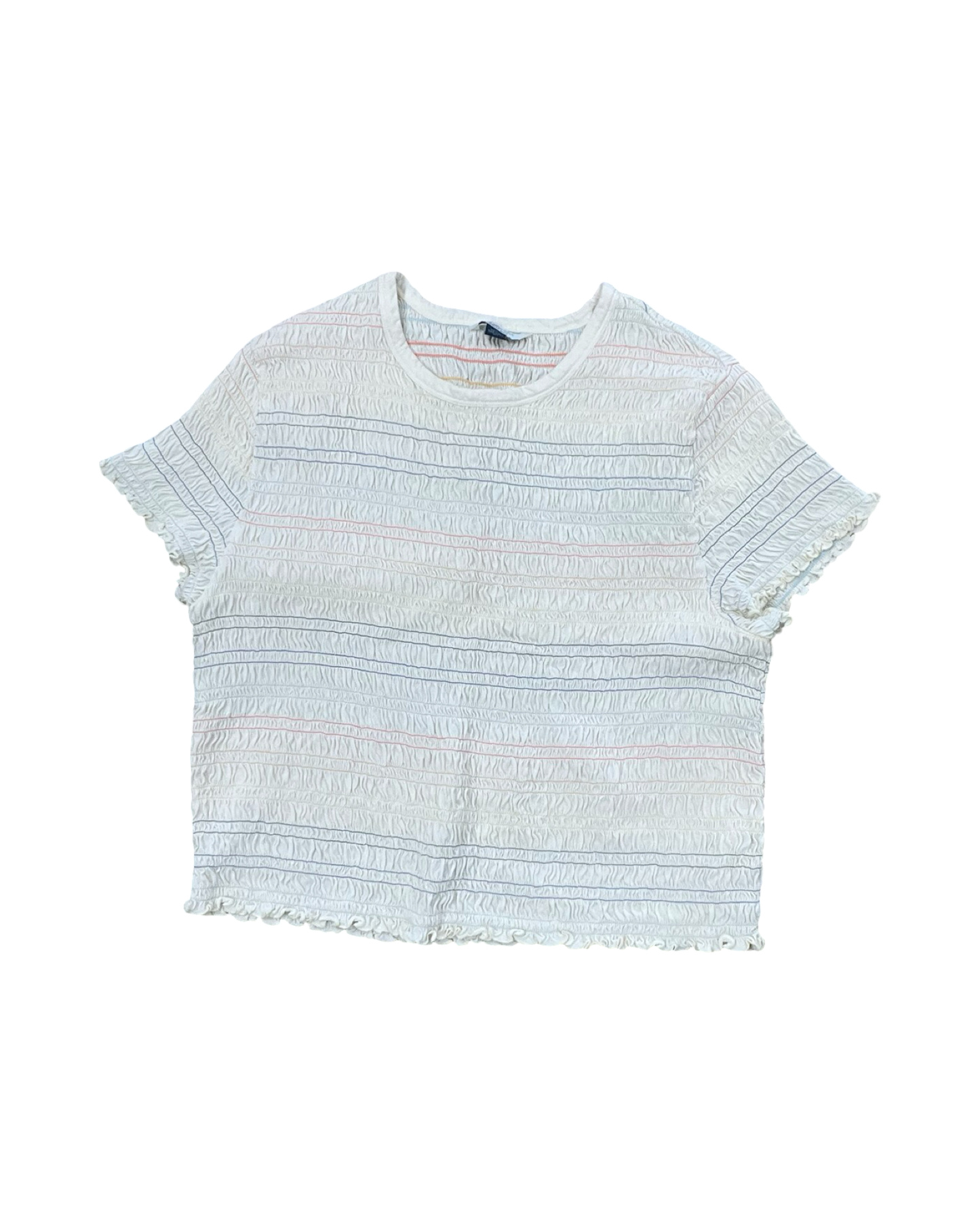 Top Ss By American Eagle In Cream, Size:Xl
