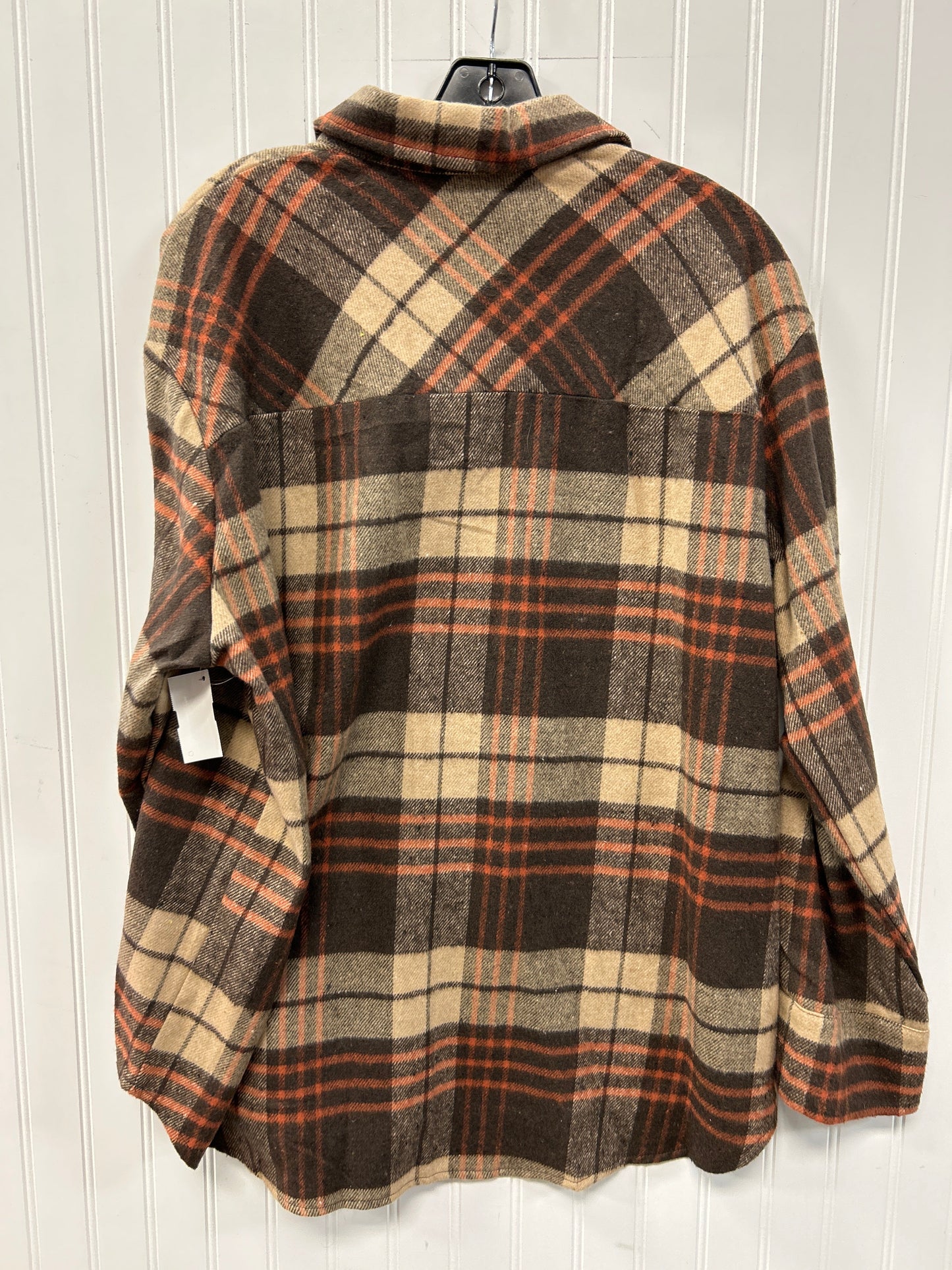 Jacket Fleece By Cmc In Brown, Size:2X