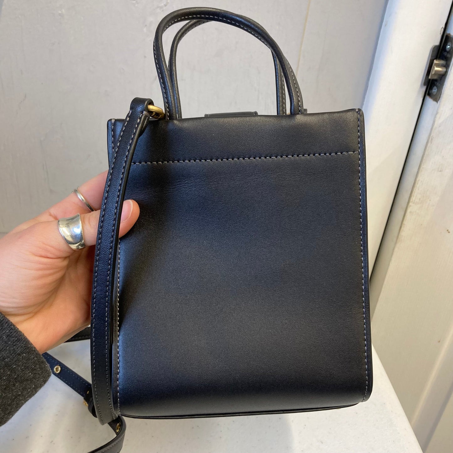 Crossbody Designer By Coach In Black, Size:Small