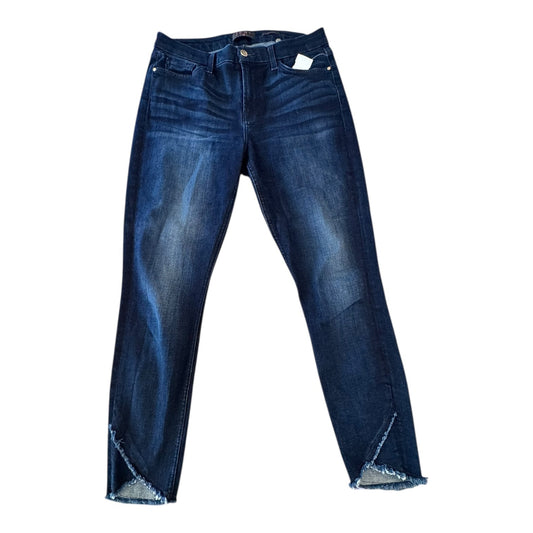 Jeans Skinny By 7 For All Mankind In Blue Denim, Size:8