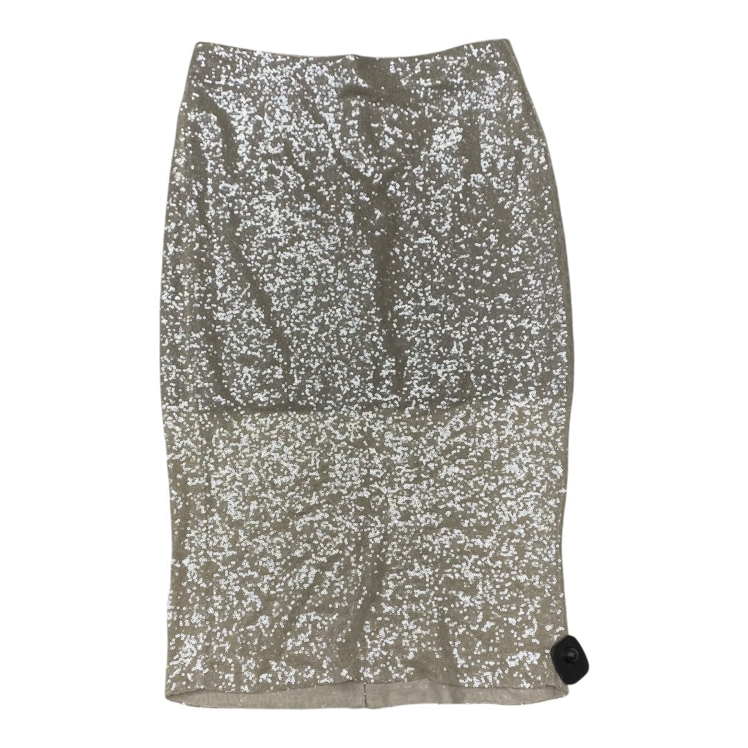 Skirt Midi By J. Crew In Silver, Size:10