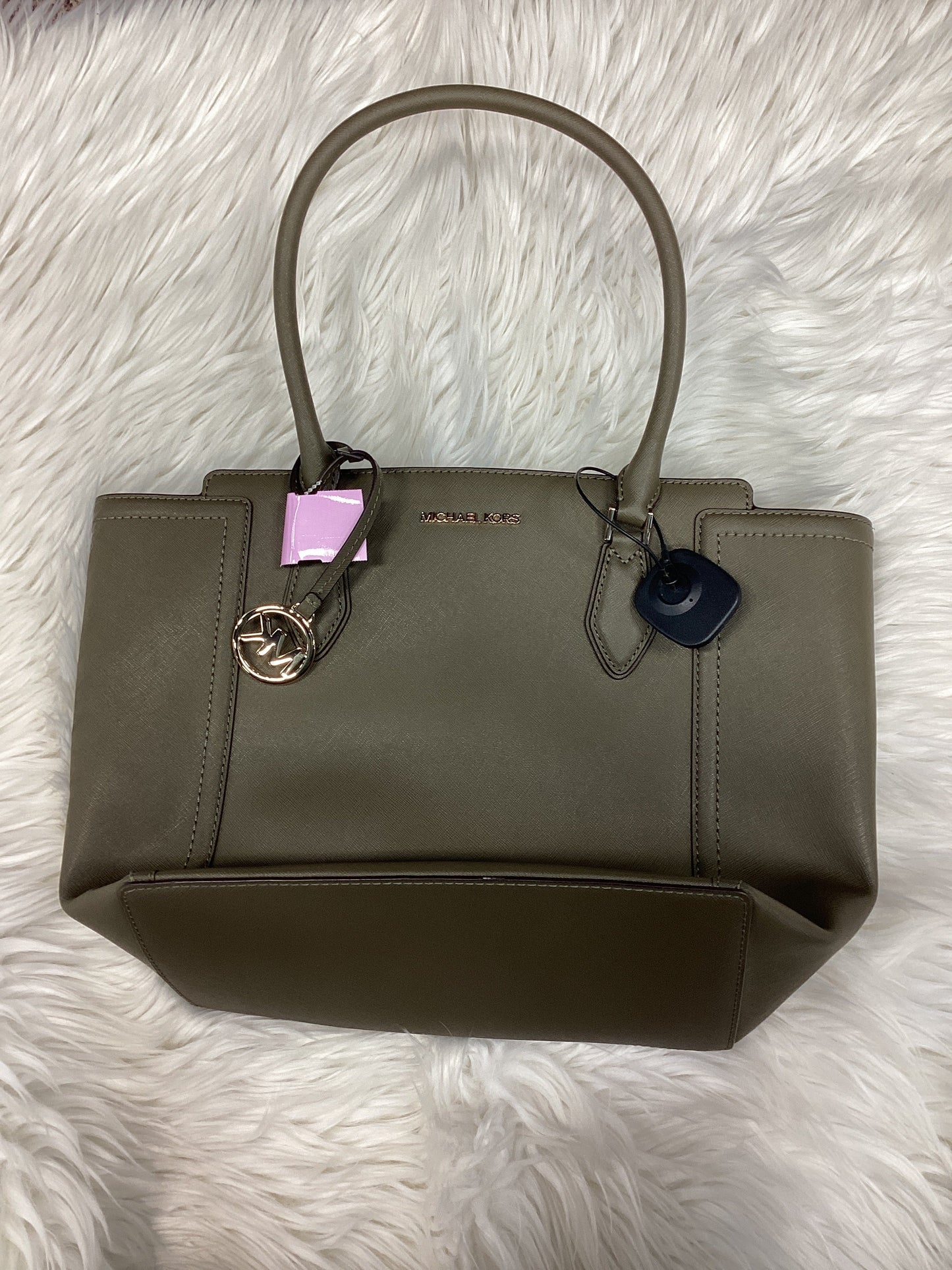 Handbag Designer By Michael Kors In Green, Size:Large