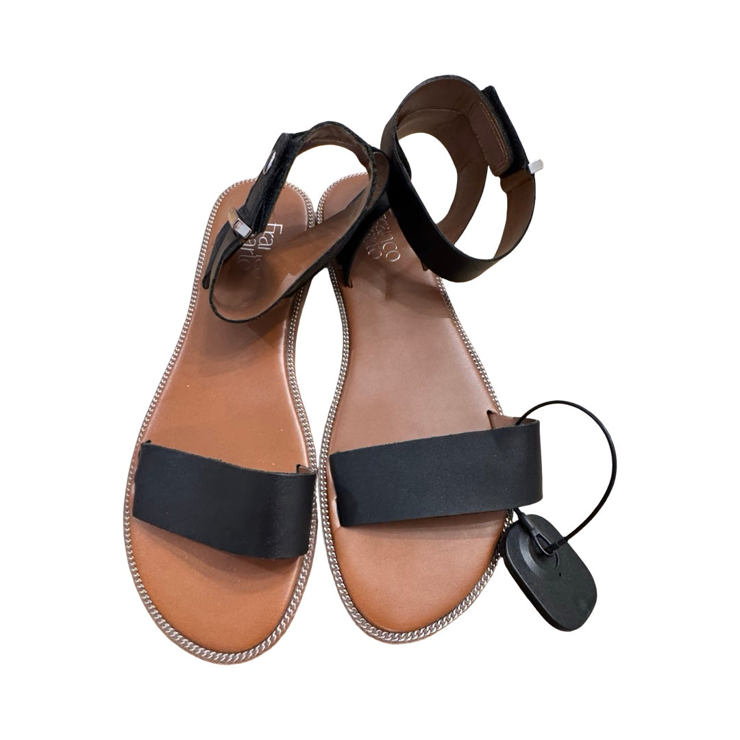Sandals Flats By Franco Sarto In Black, Size:9.5