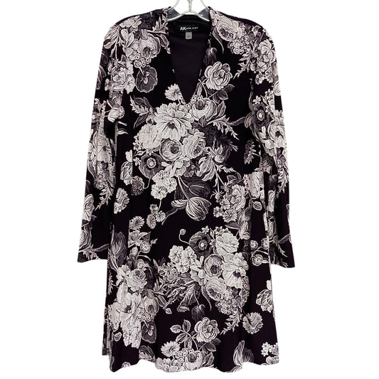 Dress Party Short By Anne Klein In Purple & White, Size:S