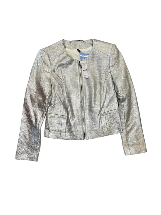 Jacket Other By White House Black Market In Silver, Size:M