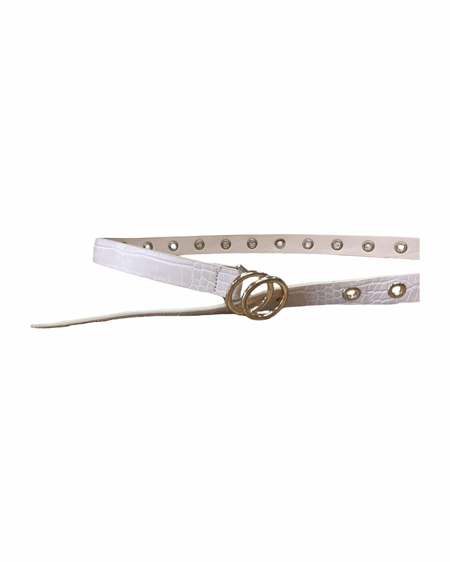 Belt By Clothes Mentor In Cream