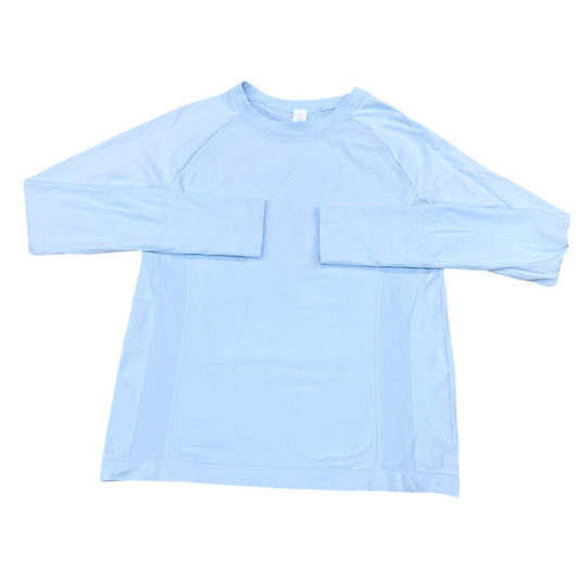 Athletic Top Ls Collar By Cmc In Blue, Size:Xl