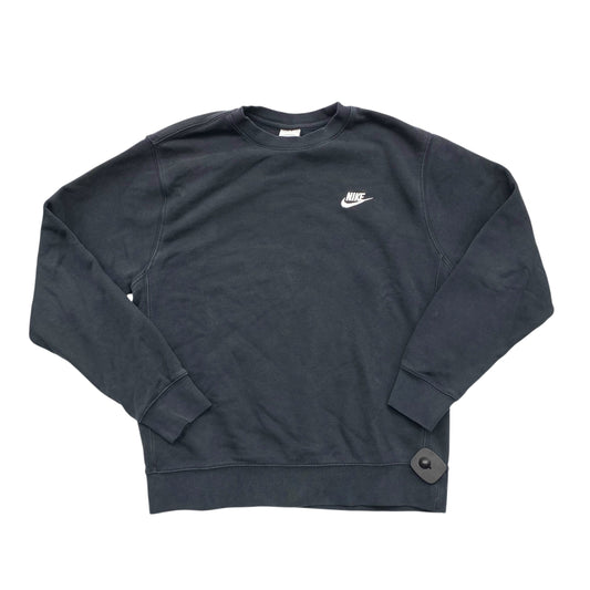 Athletic Sweatshirt Crewneck By Nike Apparel In Black, Size:S