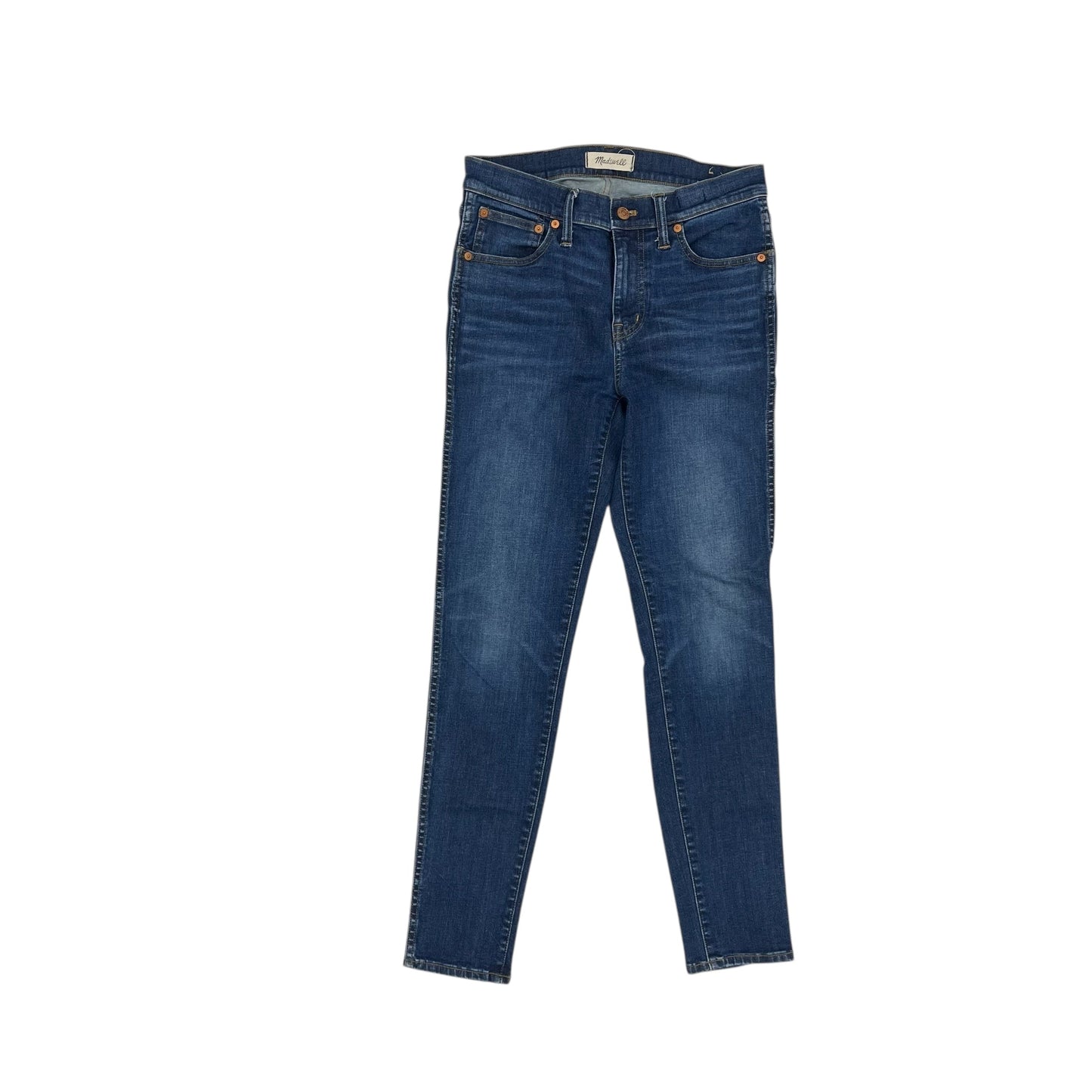 Jeans Skinny By Madewell In Blue Denim, Size:6