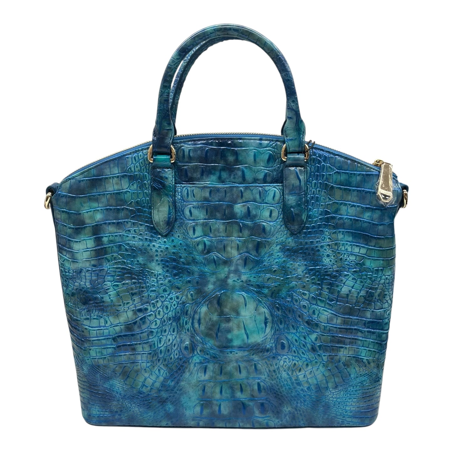 Handbag Designer By Brahmin In Teal, Size:Medium