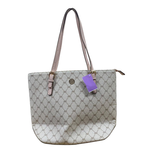 Handbag By Anne Klein In Pink & Tan, Size:Medium