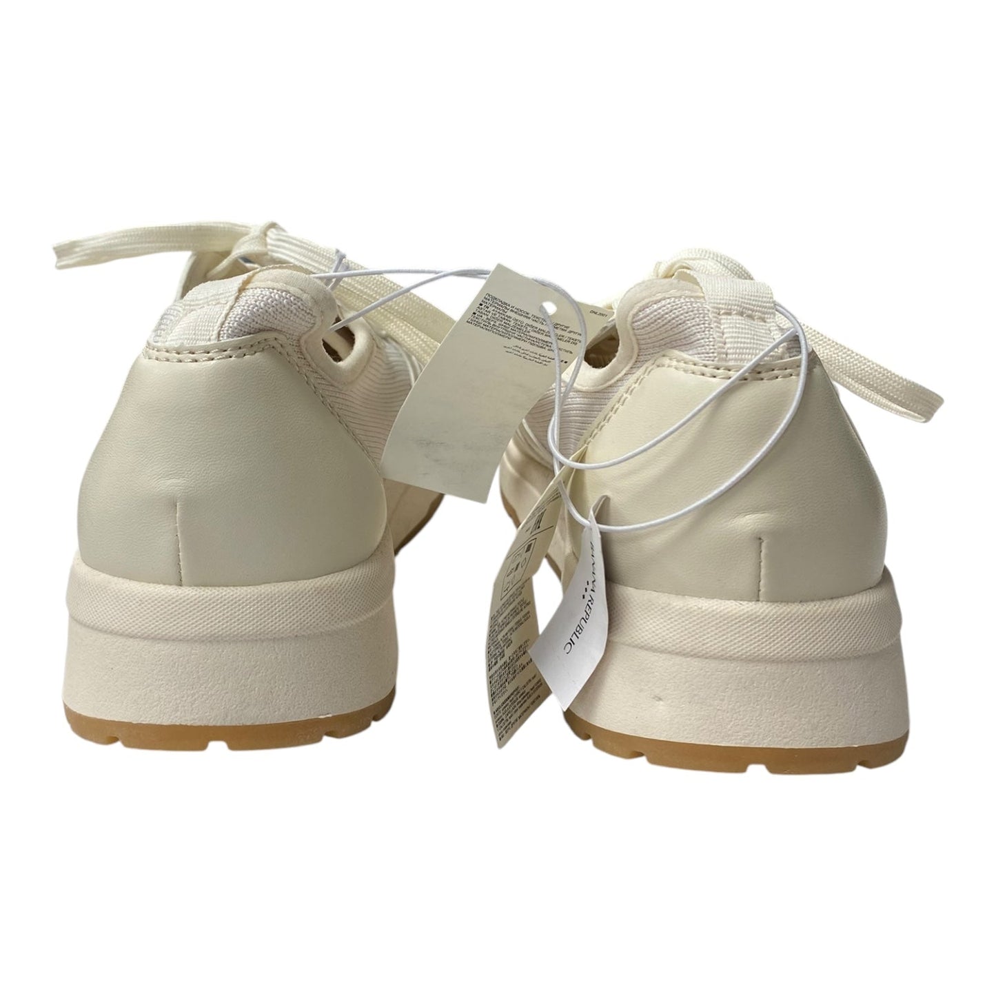 Shoes Athletic By Banana Republic In Cream, Size:8.5