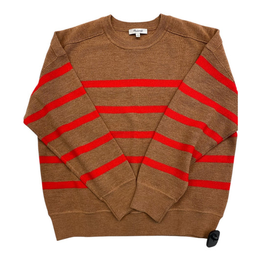 Sweater By Madewell In Brown & Red, Size:M
