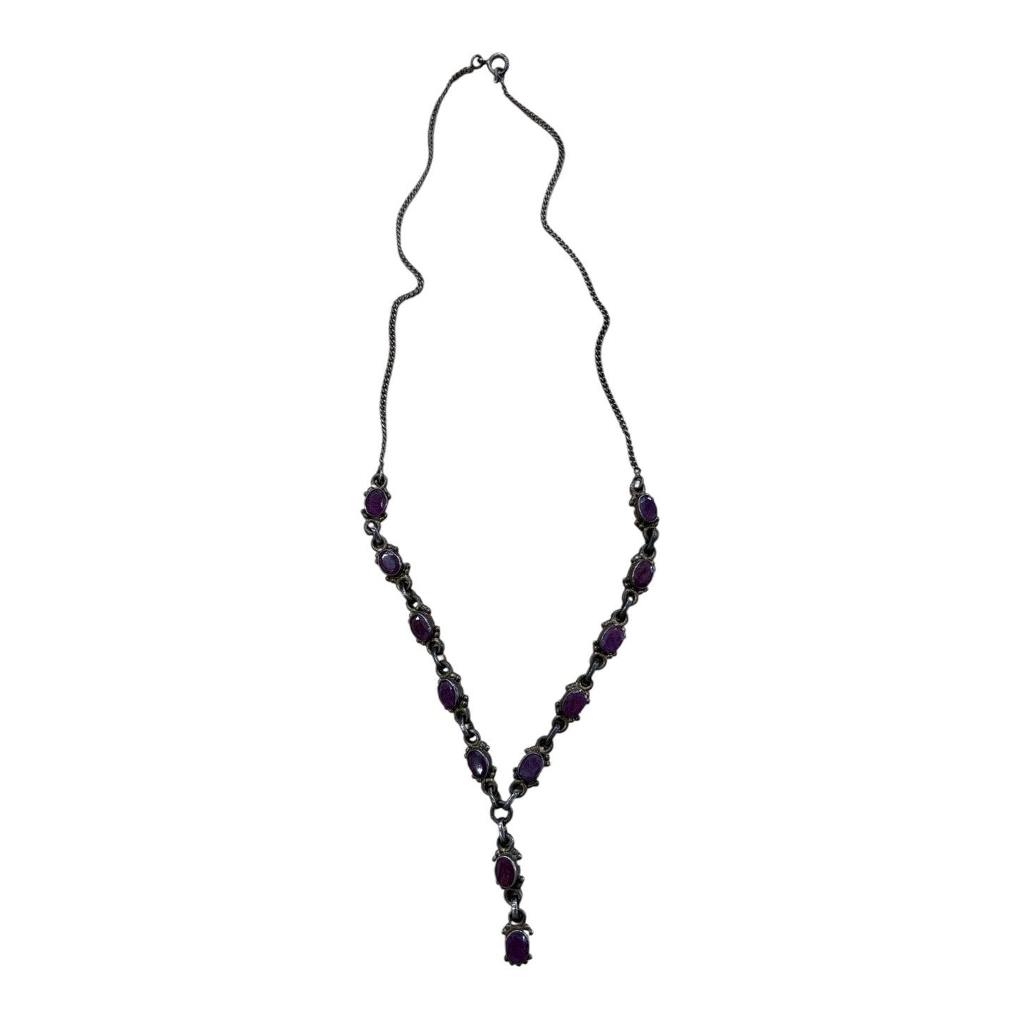 Necklace Sterling Silver By   Clothes Mentor In Purple