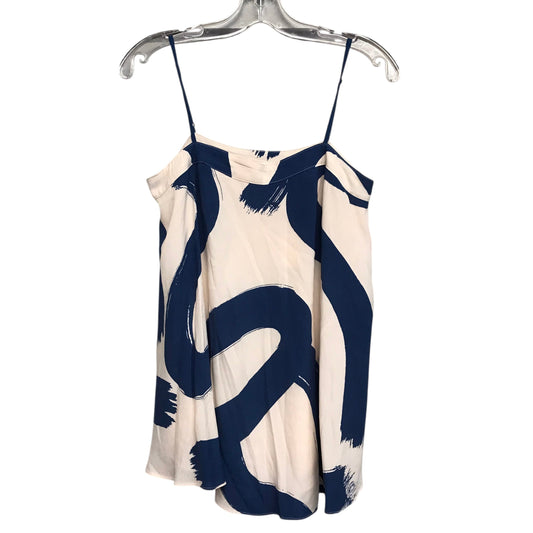 Tank Top By Maeve In Blue & White, Size:Xs
