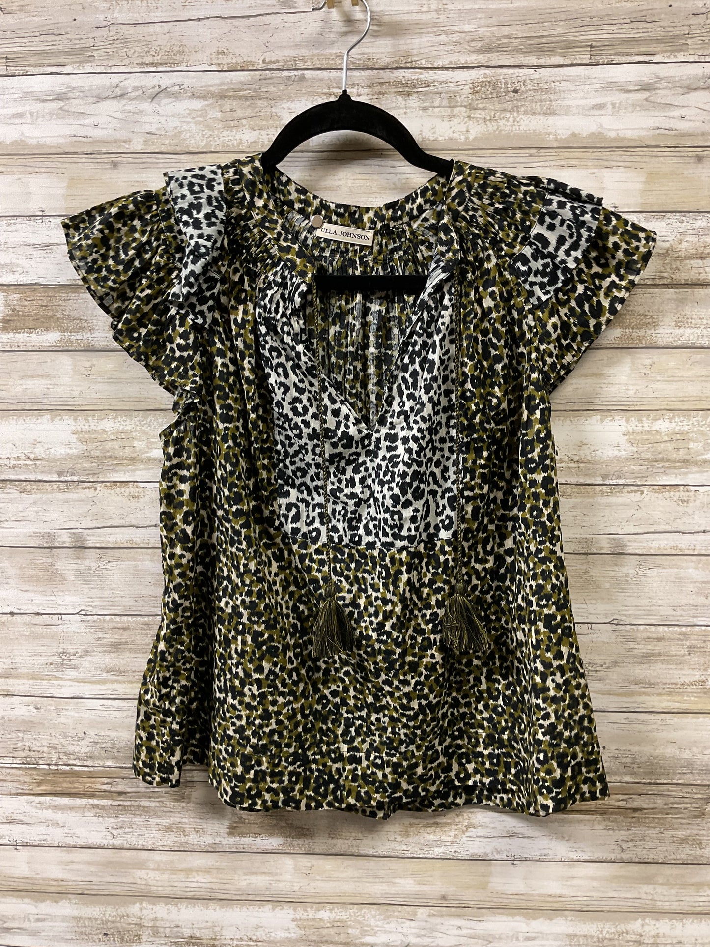 Top Sleeveless By Ulla Johnson In Animal Print, Size:2