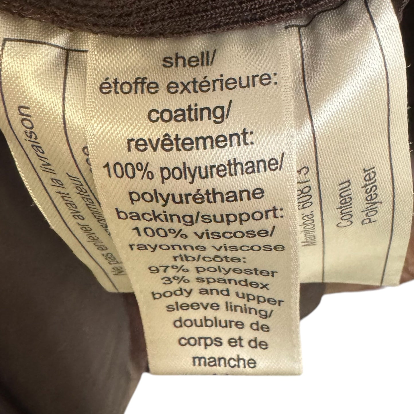 Faux Leather Jacket By Maurices In Brown, Size: 3x