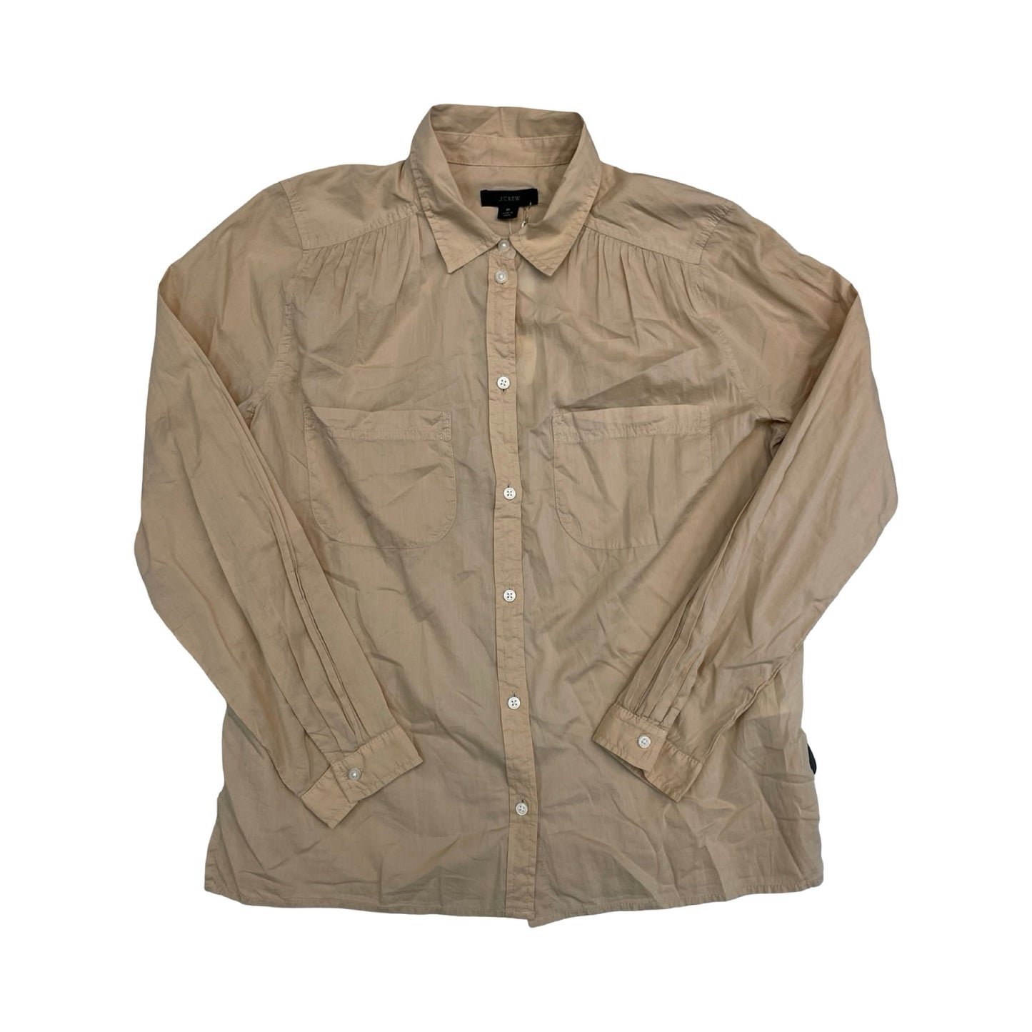 Top Ls By J. Crew In Tan, Size:6