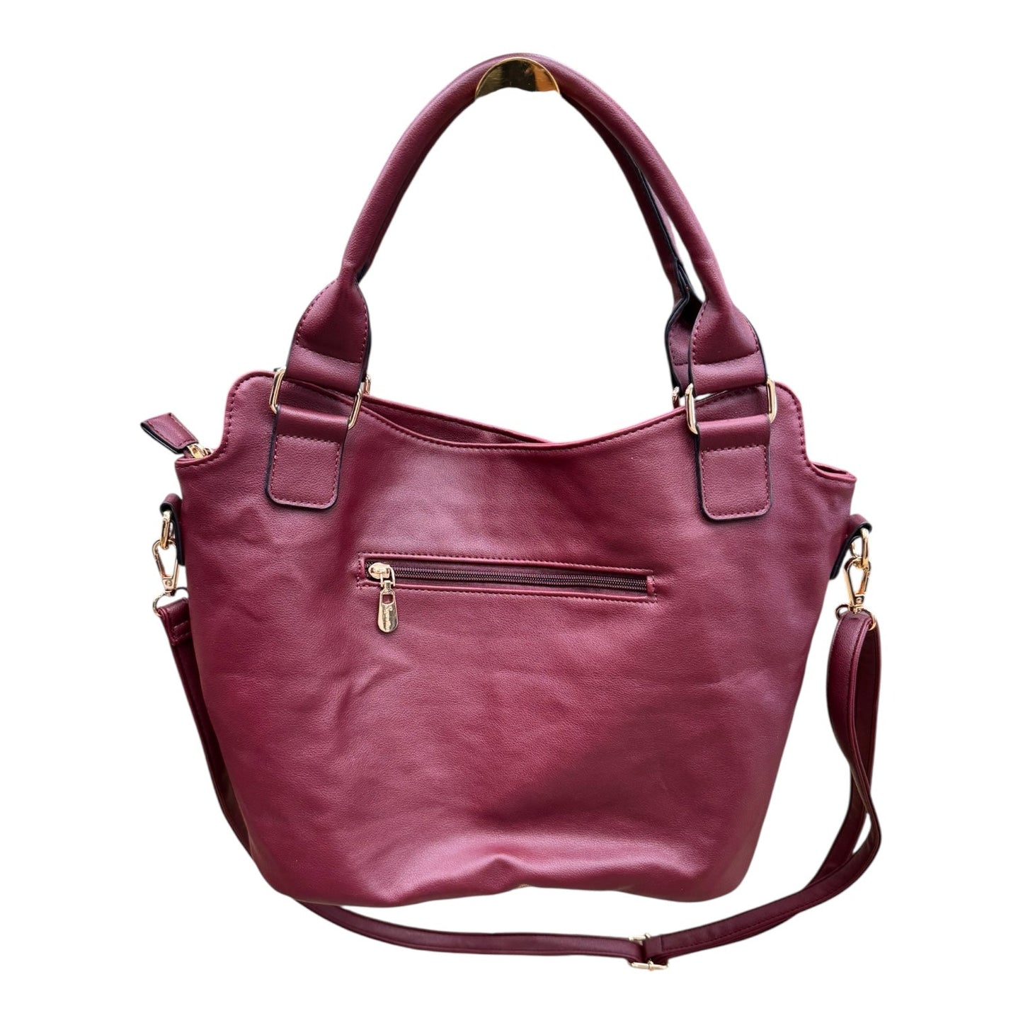 Handbag By Cmc In Maroon, Size:Large