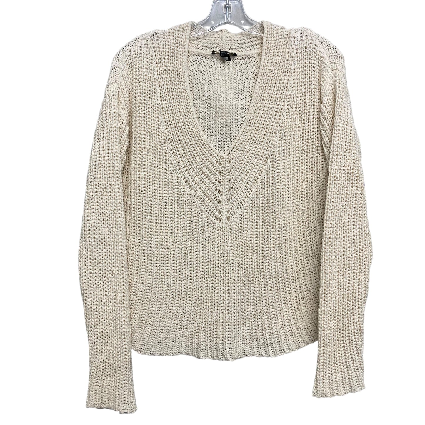 Sweater By Eileen Fisher In Cream, Size:Xs